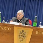 Il Cardinal Marcello Semeraro che ha tenuto la prolusione